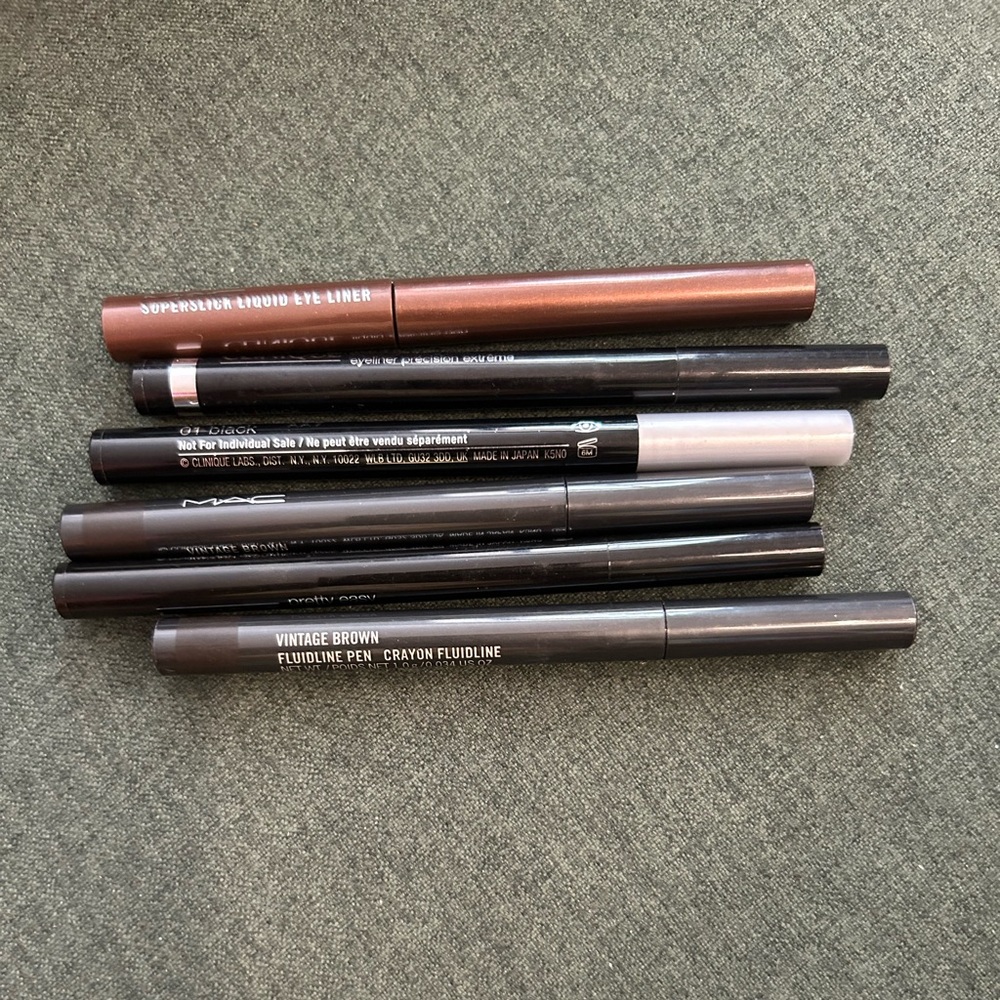 Brand New MAC and Clinique Liquid Eyeliners